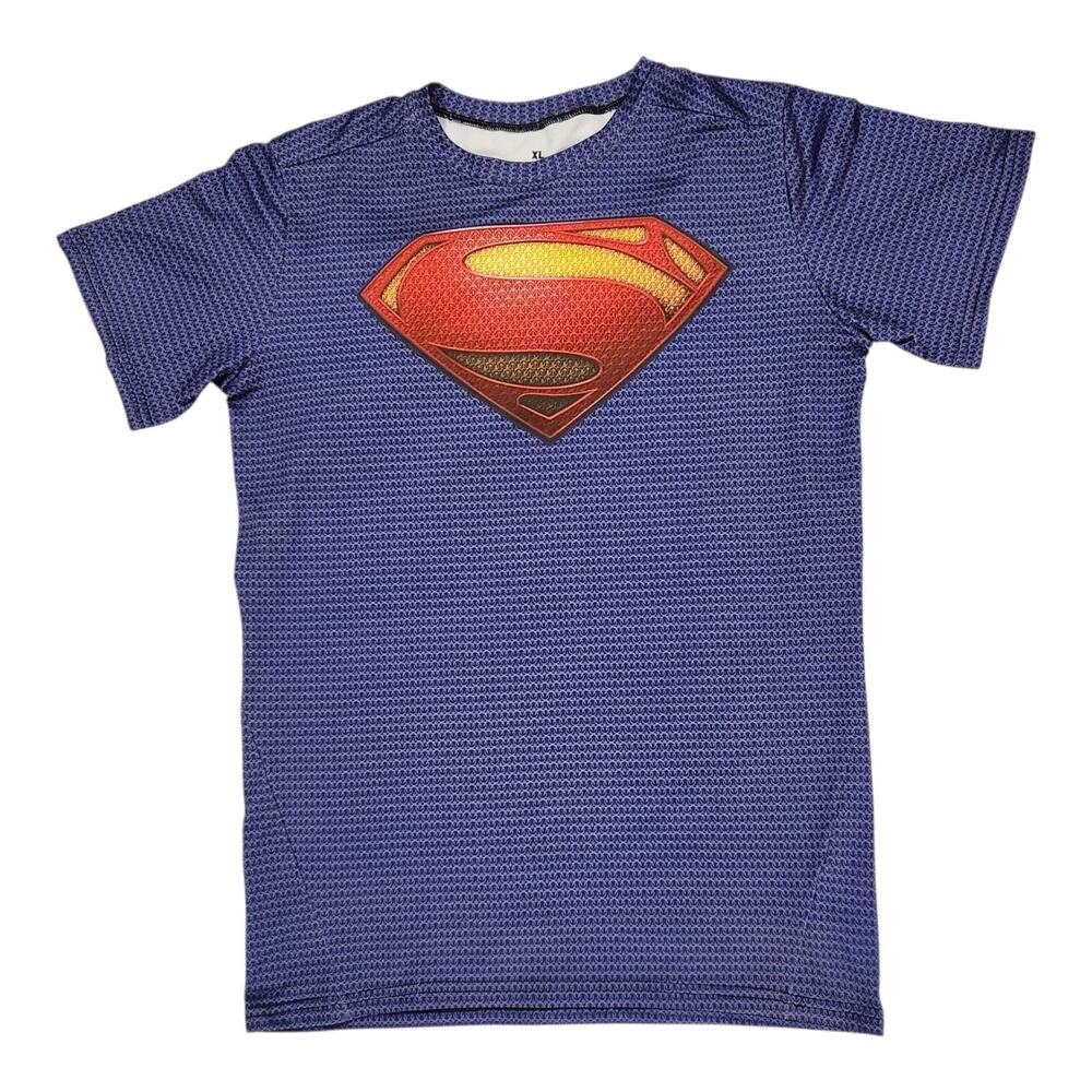 Cody Lundin Sport Superman Compression T Shirt Size XL Training Gym Activewear